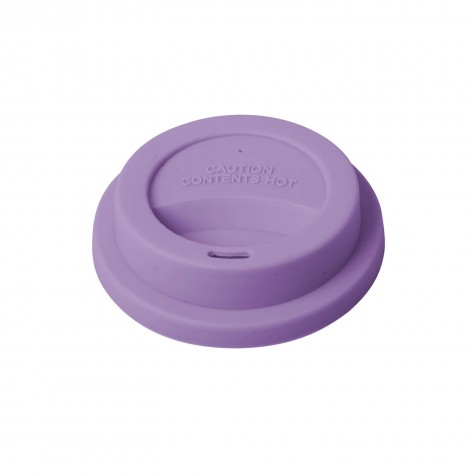 Coperchio per bicchiere grande in silicone lavanda