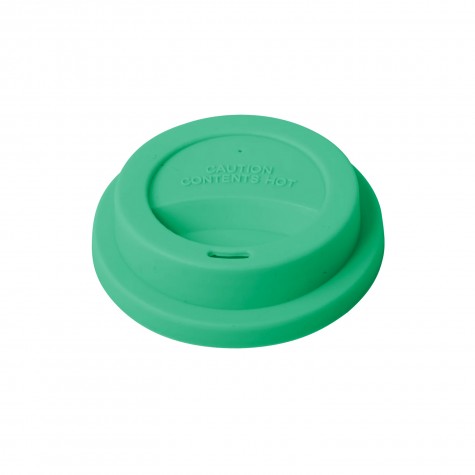 Coperchio per bicchiere grande in silicone verde