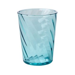 Bicchiere in acrilico azzurro