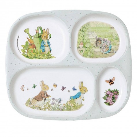 Piatto pappa a scomparti Peter Rabbit