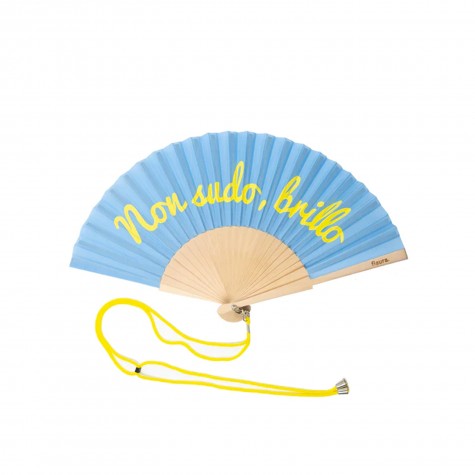 Ventaglio azzurro Non sudo, Brillo