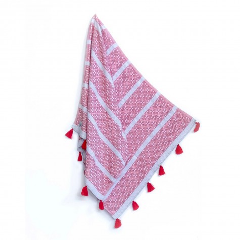 Telo mare in cotone Red Vibes | Gallinasmilza