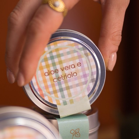 Collezione Piantala - Candela all'aloe vera e cetriolo