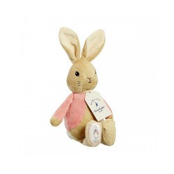 Peluche Flopsy Rabbit con abitino rosa 2