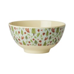 Tazza grande da colazione azzurra fantasia Happy Forest