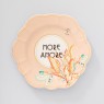 Piatto da dolce in porcellana floreale More Amore | Yvonne Ellen