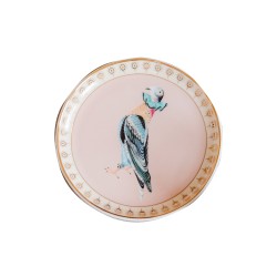 Piattino svuotatasche in porcellana con colombo | Yvonne Ellen