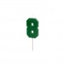 Candelina di compleanno Numero 8 Lego