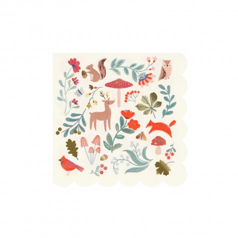 Tovagliolini di carta - Foresta invernale
