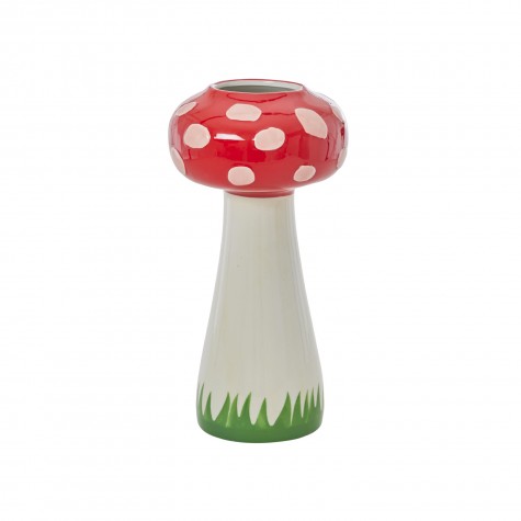 Vaso grande in ceramica a forma di fungo