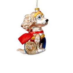 Decorazione natalizia - Cagnolina Wonder Woman