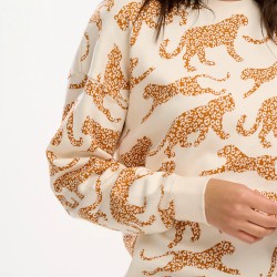 Felpa donna fantasia leopardi 2