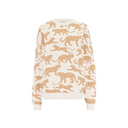 Felpa donna fantasia leopardi