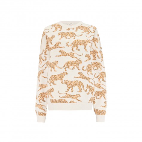 Felpa donna fantasia leopardi