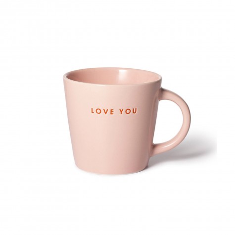 Tazza da cappuccino in ceramica LOVE YOU