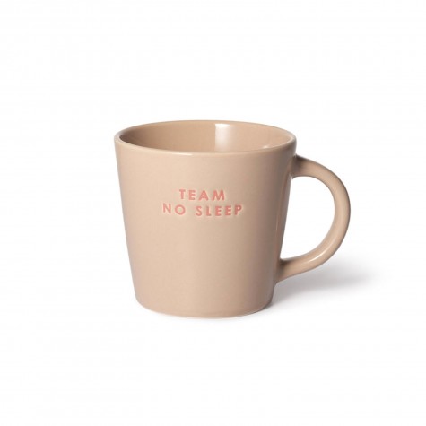 Tazza da cappuccino in ceramica TEAM NO SLEEP