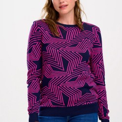 Maglione donna fantasia Star Explosion 2