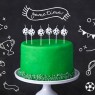 Candeline di compleanno a forma di pallone da calcio