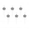 Candeline di compleanno a forma di pallone da calcio