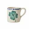 Tazza mug in ceramica con quadrifoglio | Rice