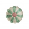 Ciotola per aperitivo in ceramica - Fiore verde