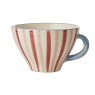 Tazza da tè in ceramica a righe | Rice