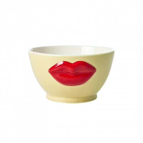 Tazza piccola da colazione in ceramica con labbra in rilievo