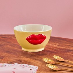 Tazza piccola da colazione in ceramica con labbra in rilievo 2