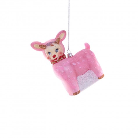 Decorazione natalizia -Bambi rosa