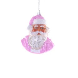 Decorazione natalizia - Babbo Natale rosa