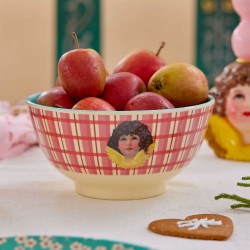 Tazza grande da colazione fantasia a righe con angioletto 2