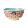 Tazza grande da colazione fantasia a righe con angioletto