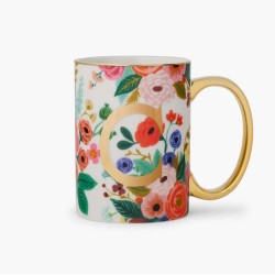 Tazza con iniziale C e fiori | Rifle Paper Co.