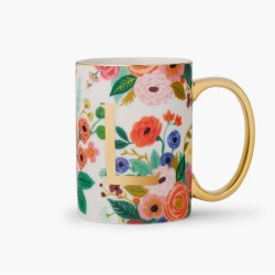 Tazza con iniziale L e fiori | Rifle Paper Co.
