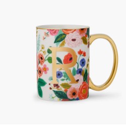Tazza con iniziale R e fiori ! Rifle Paper Co