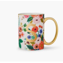 Tazza con iniziale S e fiori ! Rifle Paper Co
