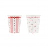 Bicchieri di carta fantasie Vintage Rose