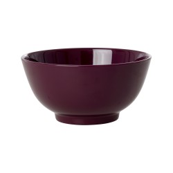 Tazza da colazione in melamina tinta unita bordeaux