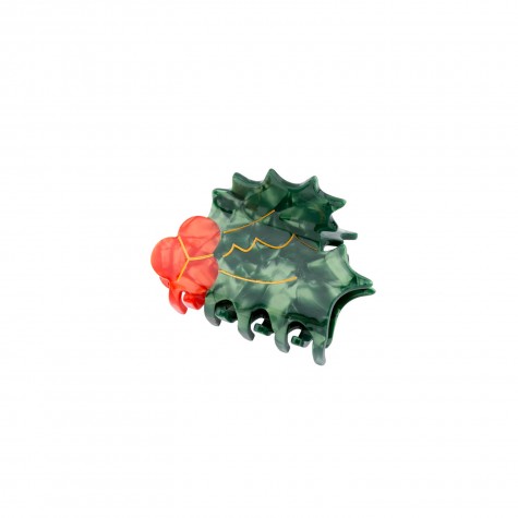 Fermaglio per capelli a forma di agrifoglio