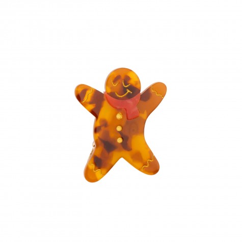 Molletta per capelli a forma di Omino Pan di Zenzero