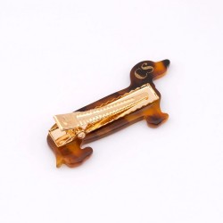 Molletta per capelli a forma di bassotto 2