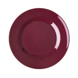 Piatto da dolce in melamina bordeaux