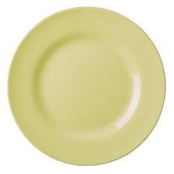 Piatto da dolce in melamina gialla