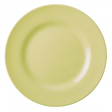 Piatto da dolce in melamina gialla