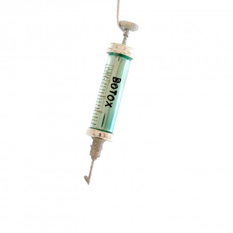 Decorazione in vetro soffiato a forma di Botox