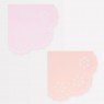 Tovaglioli di carta rosa fantasia Broderie Anglaise Tovaglioli di carta rosa fantasia Broderie Anglaise