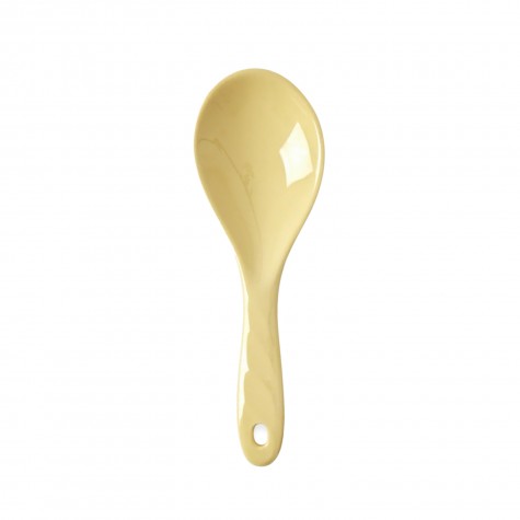 Cucchiaio grande giallo da insalata