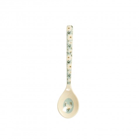 Cucchiaino da tè in melamina con fiori estivi