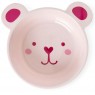 Piatto fondo bimbo a forma di orsetto rosa