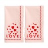 Tovaglioli ricamati LOVE